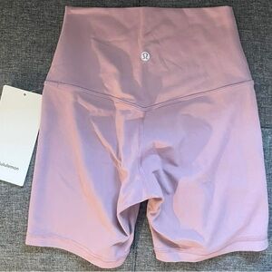 lululemon athletica Pink Bike Shorts High-Waisted